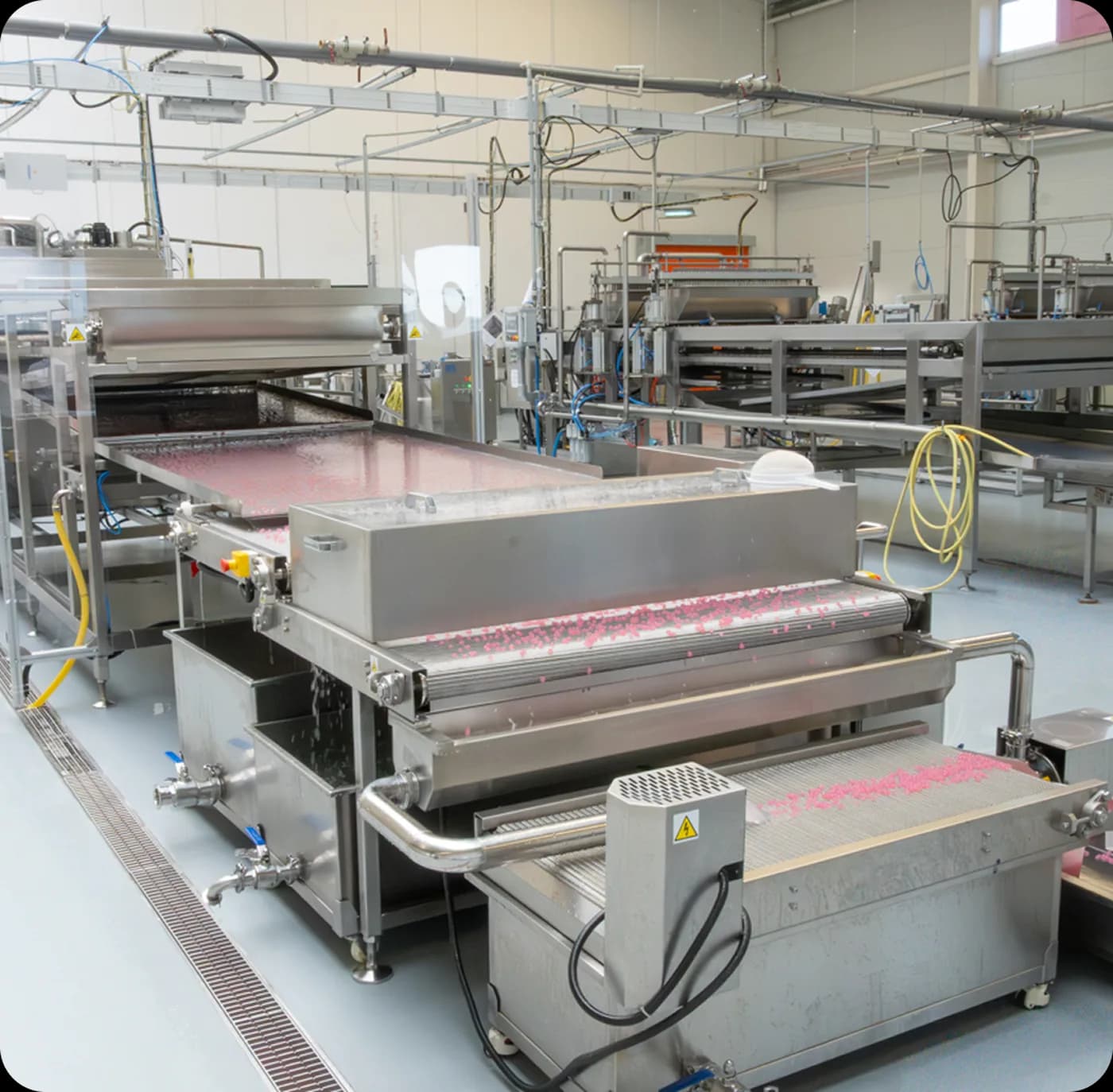 Popping boba production line in the Tábor plant